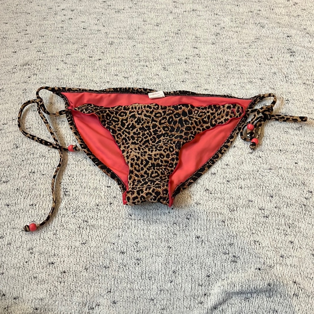 Xhilaration Cheetah Pink Swimsuit Bottoms